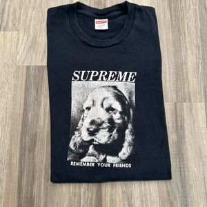 SUPREME “Remember Your Friends” Cocker Spaniel Shirt Large